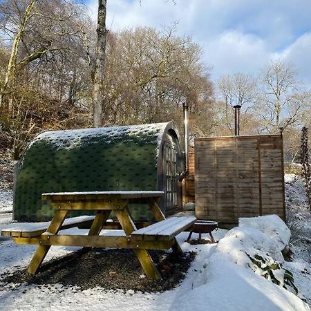 Pine Cosy Winter Cabin - Hot Tub & Log Burner Apartment Barmouth Exterior foto